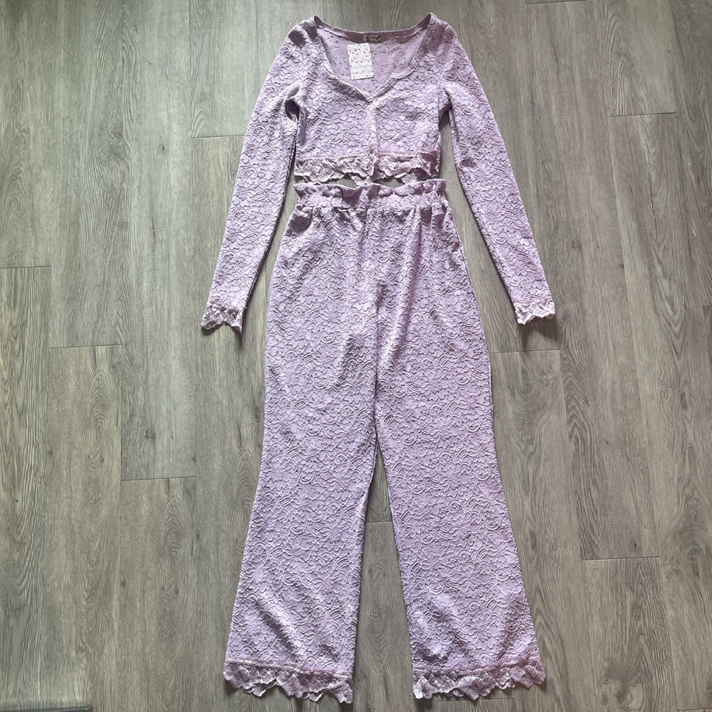 Free people lace set